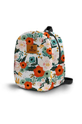 April Flower Pattern Toddler Backpack – Small Size Kids Backpack for Ages 1–3, Daycare Bag
