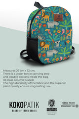 Forest Pattern Preschool Backpack – Medium Size Kids Backpack for Ages 3–5, Daycare Bag