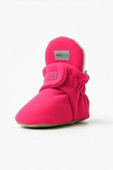 Light Pink Fleece Baby Booties β Soft, Non-Slip Indoor Slippers for Babies