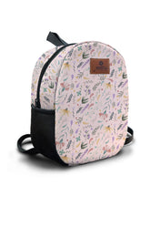 Pink Spring Pattern Preschool Backpack – Medium Size Kids Backpack for Ages 3–5, Daycare Bag