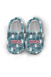 Make It Yours – Personalized Rabbit Pattern Booties for Babies | Non-Slip, Cotton, Home & Nursery Use