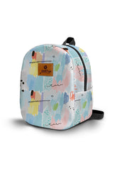Colorful Pattern Toddler Backpack – Small Size Kids Backpack for Ages 1–3, Daycare Bag
