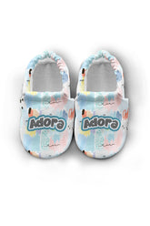 Make It Yours – Personalized Colorful Pattern Booties for Babies | Non-Slip, Cotton, Home & Nursery Use