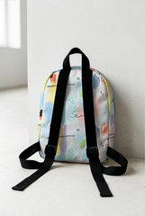 Colorful Pattern Personalized Toddler Backpack – Small Size Kids Backpack for Ages 1–3, Daycare Bag