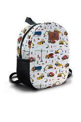 Construction Pattern Preschool Backpack – Medium Size Kids Backpack for Ages 3–5, Daycare Bagkpack – Medium Size Kids Backpack for Ages 3–5, Daycare Bag (Kopya)