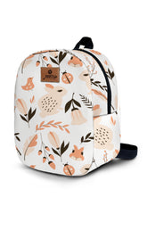 Salmon Bunny Pattern Toddler Backpack – Small Size Kids Backpack for Ages 1–3, Daycare Bag