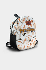 Salmon Bunny Pattern Personalized Backpack – Medium Size Kids Backpack for Ages 3–6, Daycare Bag
