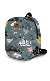Kite Pattern Toddler Backpack – Small Size Kids Backpack for Ages 1–3, Daycare Bag