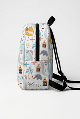Utopia Pattern Personalized Toddler Backpack – Small Size Kids Backpack for Ages 1–3, Daycare Bag