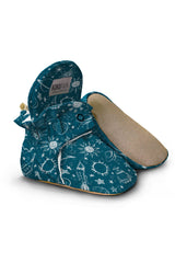 Space Adventure Baby Booties – Cozy Non-Slip Cotton Slippers with Galactic Design