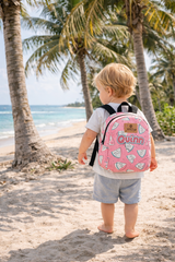 Pink Watermelon Pattern Personalized Toddler Backpack – Small Size Kids Backpack for Ages 1–3, Daycare Bag