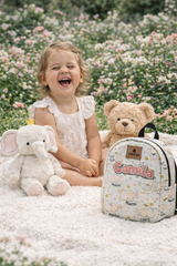 Little Elephant Pattern Personalized Toddler Backpack – Small Size Kids Backpack for Ages 1–3, Daycare Bag