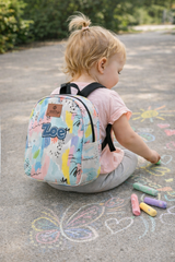 Colorful Pattern Personalized Toddler Backpack – Small Size Kids Backpack for Ages 1–3, Daycare Bag