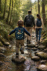 Winter Animals Pattern Personalized Backpack – Medium Size Kids Backpack for Ages 3–6, Daycare Bag