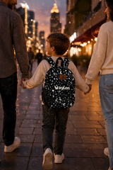 Night Pattern Personalized Backpack – Medium Size Kids Backpack for Ages 3–6, Daycare Bag
