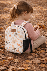 Salmon Bunny Pattern Preschool Backpack – Medium Size Kids Backpack for Ages 3–5, Daycare Bag