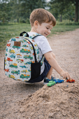 Migrating Animals Pattern Preschool Backpack – Medium Size Kids Backpack for Ages 3–5, Daycare Bag