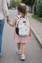 Little Princess Pattern Preschool Backpack – Medium Size Kids Backpack for Ages 3–5, Daycare Bag
