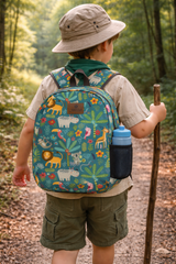 Forest Pattern Preschool Backpack – Medium Size Kids Backpack for Ages 3–5, Daycare Bag