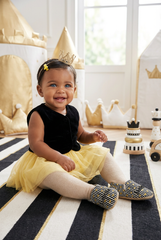 Make It Yours – Personalized Gold Heart Pattern Booties for Babies | Non-Slip, Cotton, Unisex