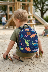 Dino Pattern Toddler Backpack – Small Size Kids Backpack for Ages 1–3, Daycare Bag