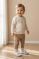 Make It Yours – Personalized Lace Pattern Booties for Babies | Non-Slip, Cotton, Unisex