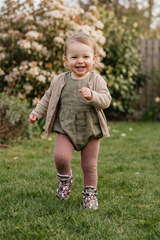 Floral Bunny Baby Booties – Cute and Cozy for Little Feet