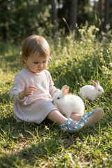 Make It Yours – Personalized Rabbit Pattern Booties for Babies | Non-Slip, Cotton, Home & Nursery Use