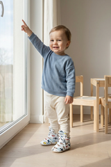 Flying Vehicles Baby Booties – Air Adventure Design with Grip Sole