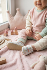 Make It Yours – Personalized Little Princess Booties for Babies | Non-Slip, Organic Cotton, First Step Shoes