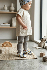 Make It Yours – Personalized Glasses Dog Pattern Booties for Babies | Non-Slip, Organic Cotton, Home & Nursery Use (Kopya)