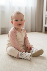 Little Elephant Baby Booties – Soft Non-Slip Cotton Slippers for Gentle First Steps