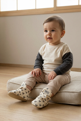 Mikki Mouse-Inspired Baby Booties – Cute Non-Slip Cotton Slippers for Toddlers