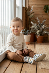 Migrating Animals Baby Booties – Nature-Inspired Organic Design