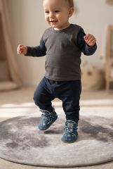 Space Adventure Baby Booties – Cozy Non-Slip Cotton Slippers with Galactic Design