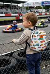 Migrating Animals Pattern Toddler Backpack – Small Size Kids Backpack for Ages 1–3, Daycare Bag