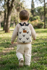 Mickey Pattern Toddler Backpack – Small Size Kids Backpack for Ages 1–3, Daycare Bag