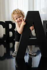 Make It Yours – Personalized Alphabe Booties for Babies | Non-Slip, Cotton, Home & Nursery Use