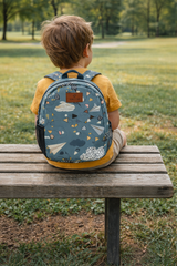 Kite Pattern Preschool Backpack – Medium Size Kids Backpack for Ages 3–5, Daycare Bag
