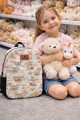 Above the Clouds Pattern Preschool Backpack – Medium Size Kids Backpack for Ages 3–5, Daycare Bag