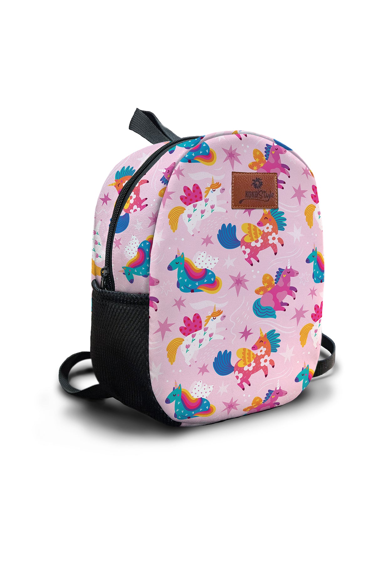 Unicorn Pattern Preschool Backpack – Medium Size Kids Backpack for Ages 3–5, Daycare Bag