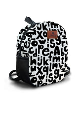 Alphabet Pattern Preschool Backpack – Medium Size Kids Backpack for Ages 3–5, Daycare Bag