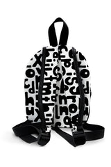 Alphabet Pattern Personalized Backpack – Medium Size Kids Backpack for Ages 3–6, Daycare Bag