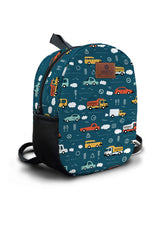 Cars Pattern Preschool Backpack – Medium Size Kids Backpack for Ages 3–5, Daycare Bag