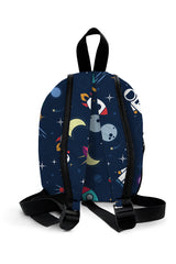Astronaut Pattern Preschool Backpack – Medium Size Kids Backpack for Ages 3–5, Daycare Bag