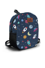 Astronaut Pattern Preschool Backpack – Medium Size Kids Backpack for Ages 3–5, Daycare Bag