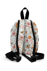 Bohemian Floral Pattern Personalized Backpack – Medium Size Kids Backpack for Ages 3–6, Daycare Bag