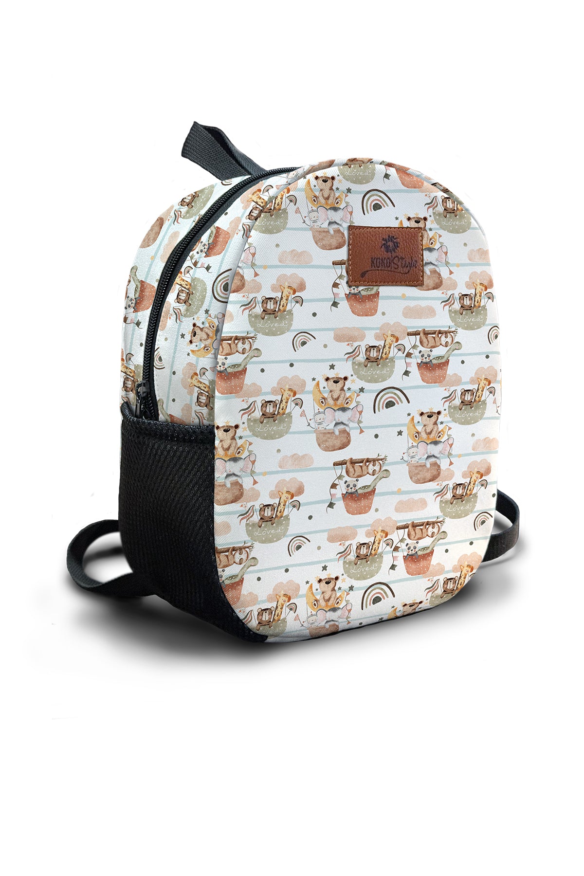Above the Clouds Pattern Preschool Backpack – Medium Size Kids Backpack for Ages 3–5, Daycare Bag
