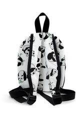 Crazy Panda Pattern Personalized Backpack – Medium Size Kids Backpack for Ages 3–6, Daycare Bag