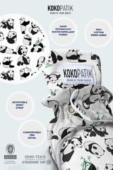 Crazy Panda Baby Booties – Fun & Playful Non-Slip Cotton Slippers for Toddlers